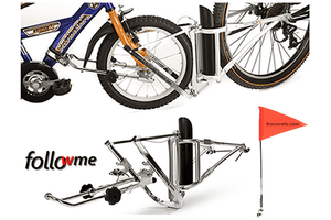 FollowMe FollowMe Tandem + Telescoping Flag, BUNDLE!