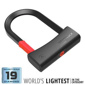 Seaty Lock USA Bike Lock BLACK-RED U-Lock Mason 85/140