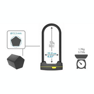 Seaty Lock USA Bike Lock U lock Pentagon Pure